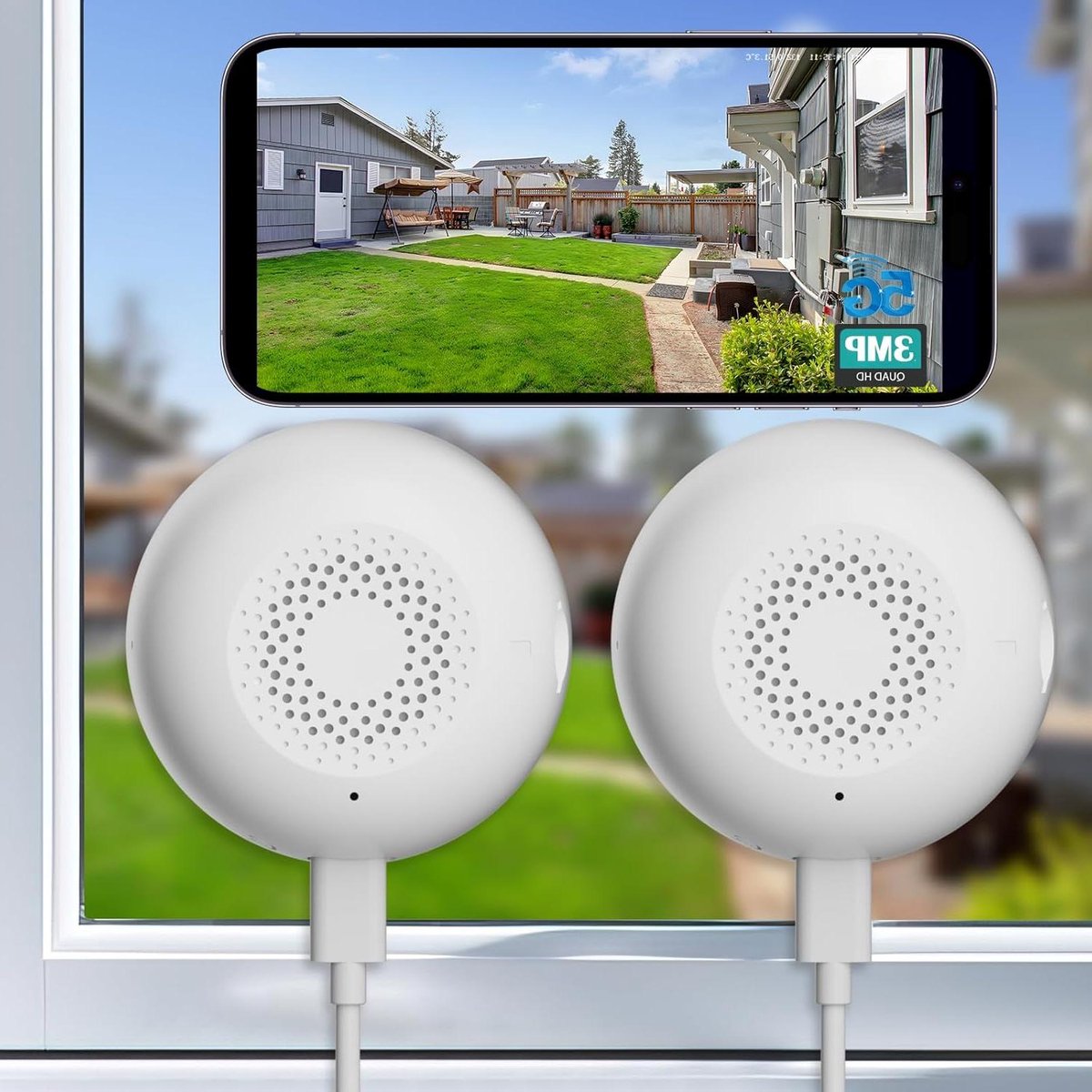 Beveiligingscamera Set - Dome Camera's - Veiligheid thuis - AI Nachtzicht Personenherkenning - 3MP - Wit