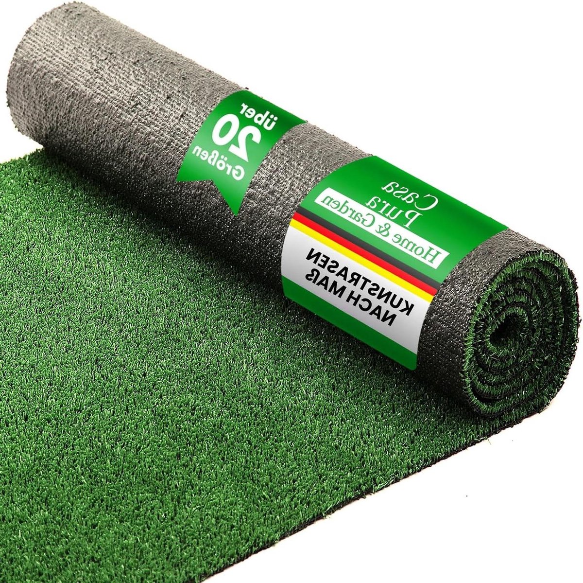 Kunstgras Tapijt - Balkon Tapijt - Buiten Decoratie - UV-bestendig - 1 x 1 m - Groen