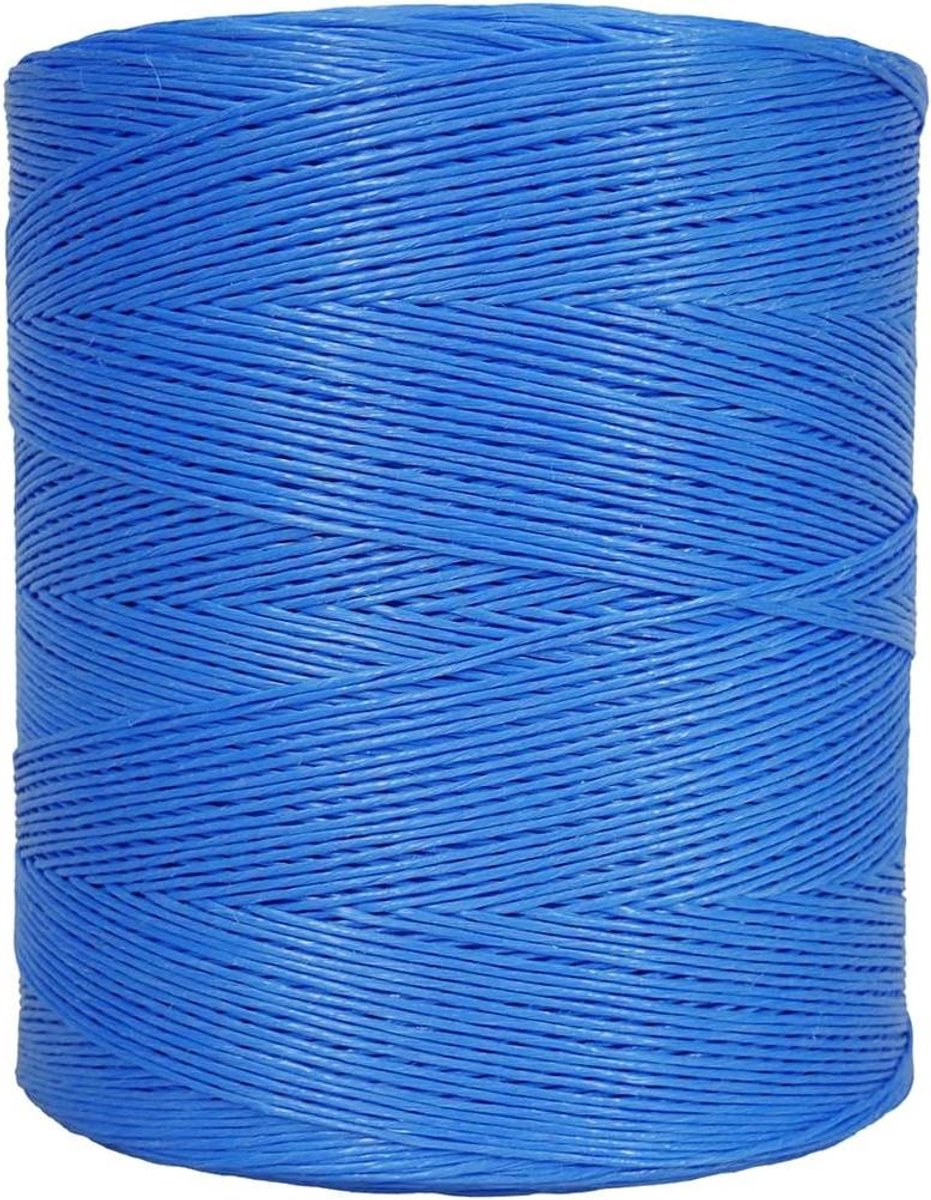 Bindgaren PP Koord - Tuinkoord Bindtouw - Planten Ondersteunen - UV-Bestendig - 2 x 3000 m - Blauw