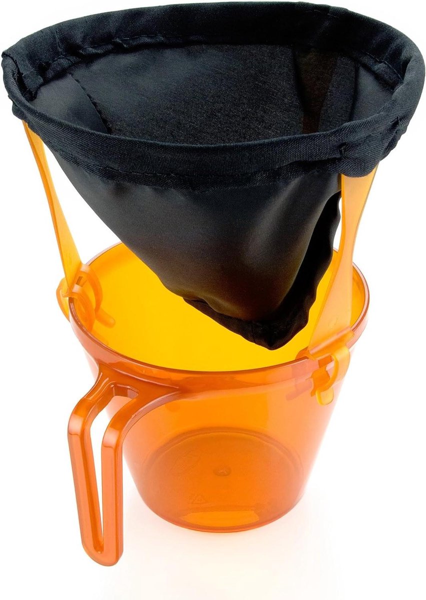 Java Press - Koffiezetapparaat - Koffie Zetten - Gepatenteerd Plunjer Mechanisme - 20 Vloeibare Ounces - Oranje