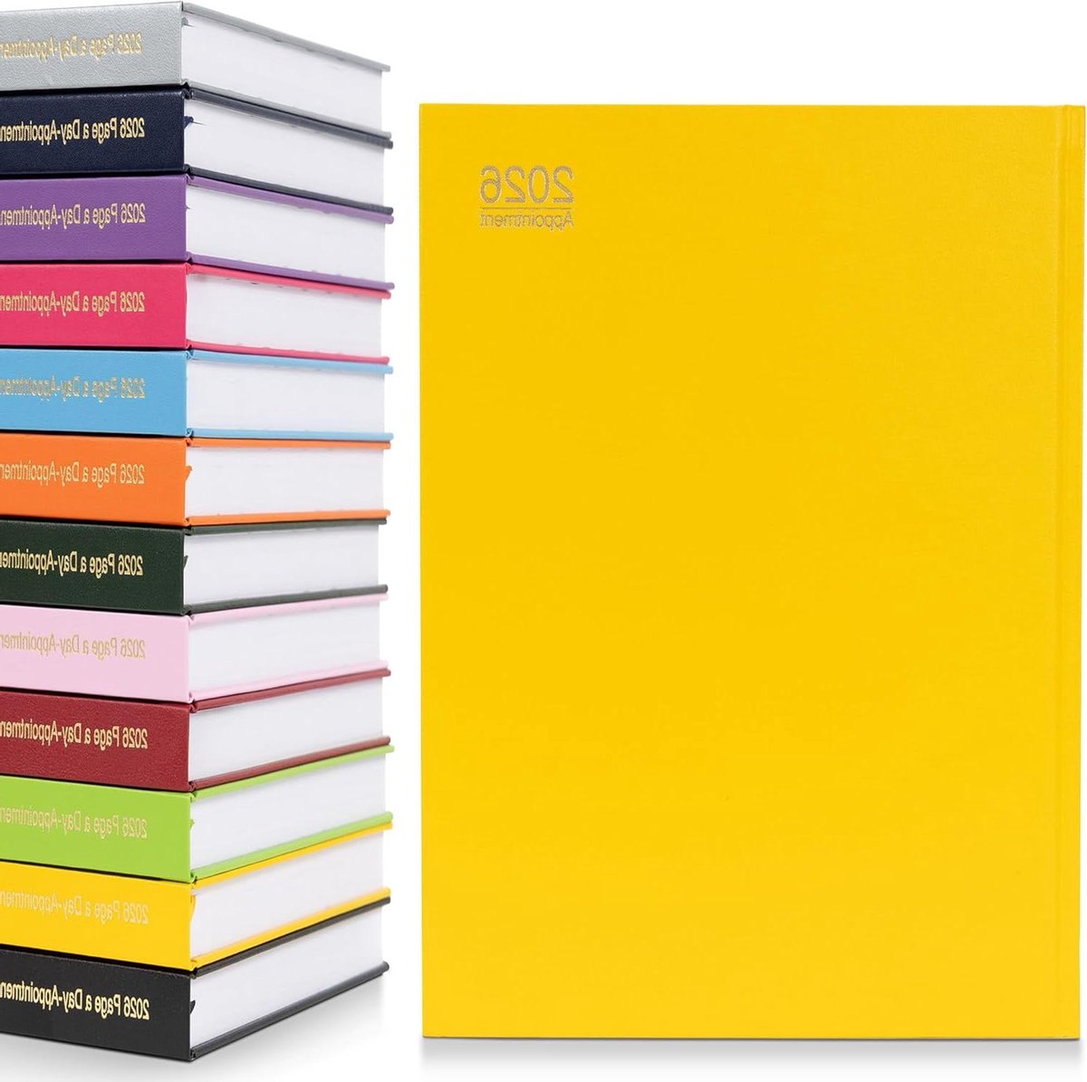 Afspraken Dagboek - Planner Organizer - Dagelijkse Planning - Pagina per dag - A4 - Geel