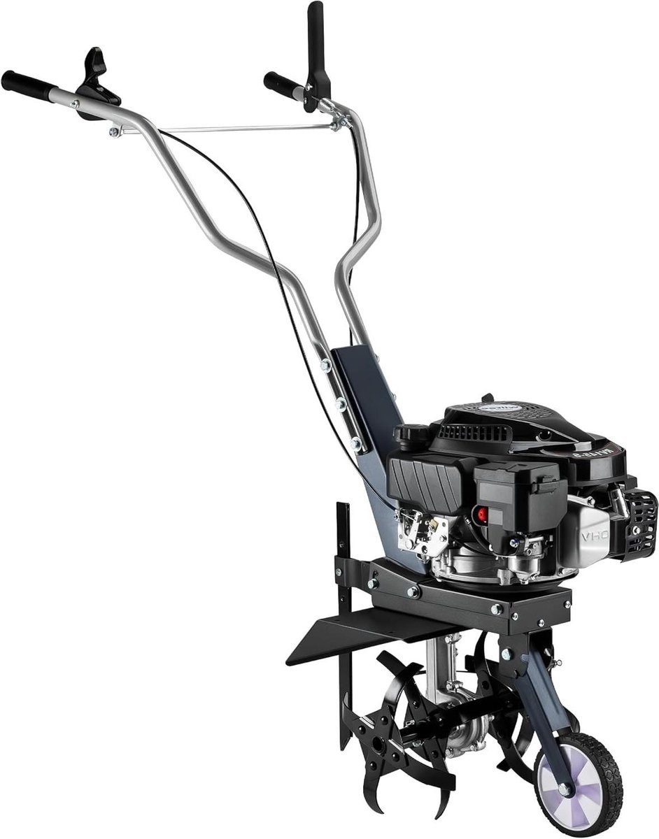 Tuinfrees Grondfrees - Cultivator Motorfrees - Bodem Voorbereiden - 36 cm Werkbreedte - 2584 kg - Rood