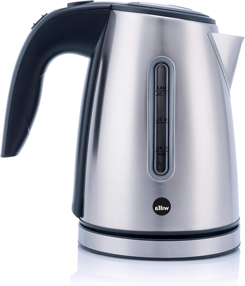 Waterkoker - Thee koker Ketel - Snel Water Koken - Droogkookbeveiliging - 1 Liter - Zilver