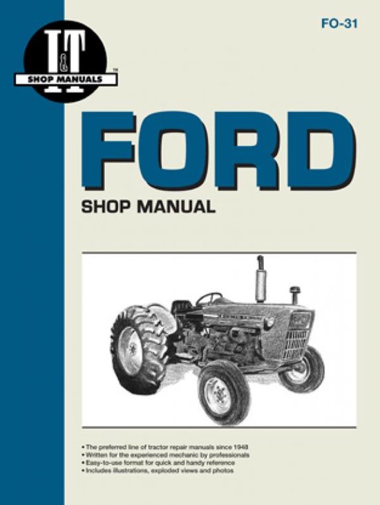 Ford Shop Manual Series 2000, 3000, 4000 - Manual Fo-31 - cover