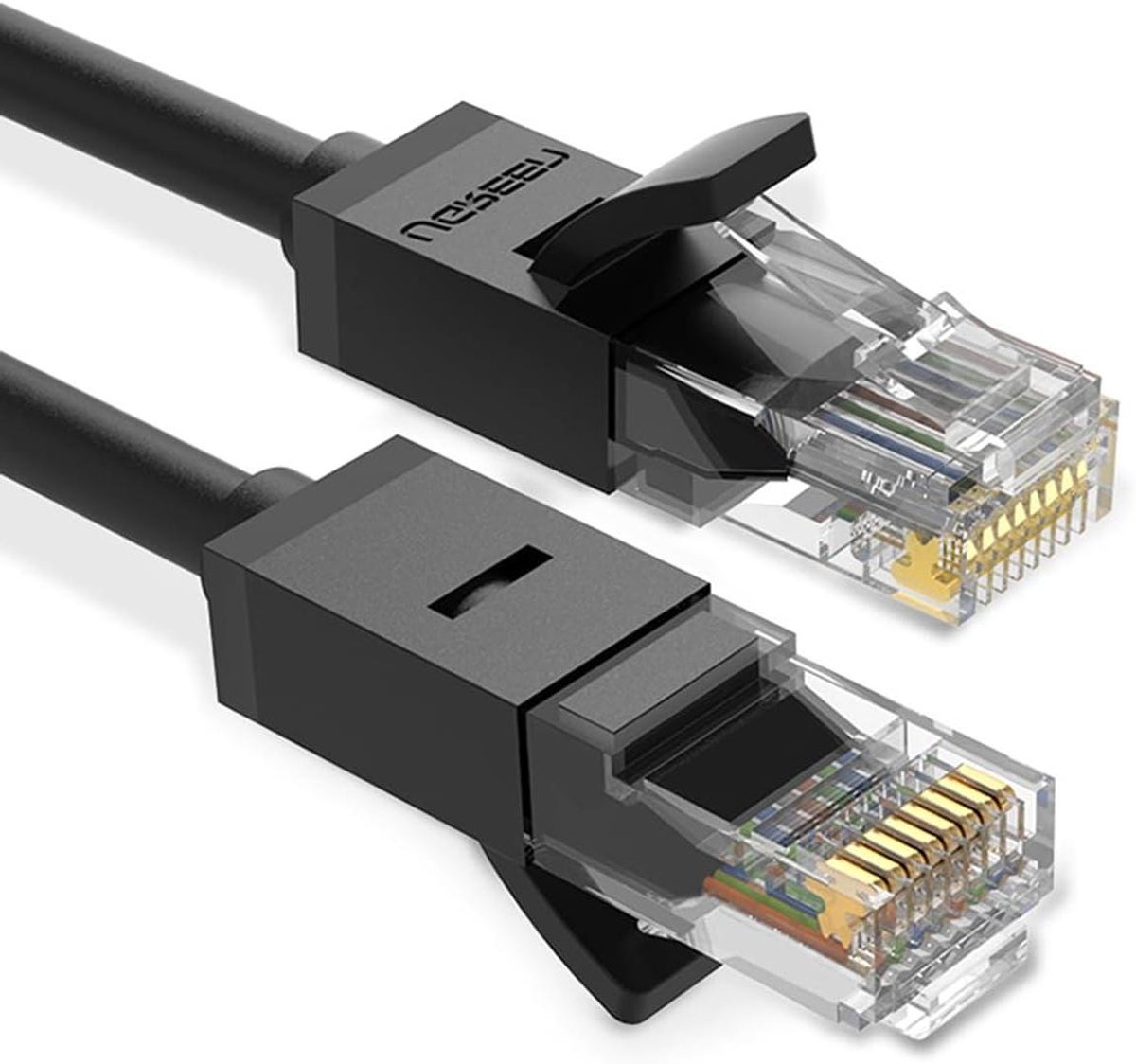 Ethernet Kabel - Netwerkkabel UTP - Internet Verbinding - Cat.6 Gestandaardiseerd - 15 meter - Zwart