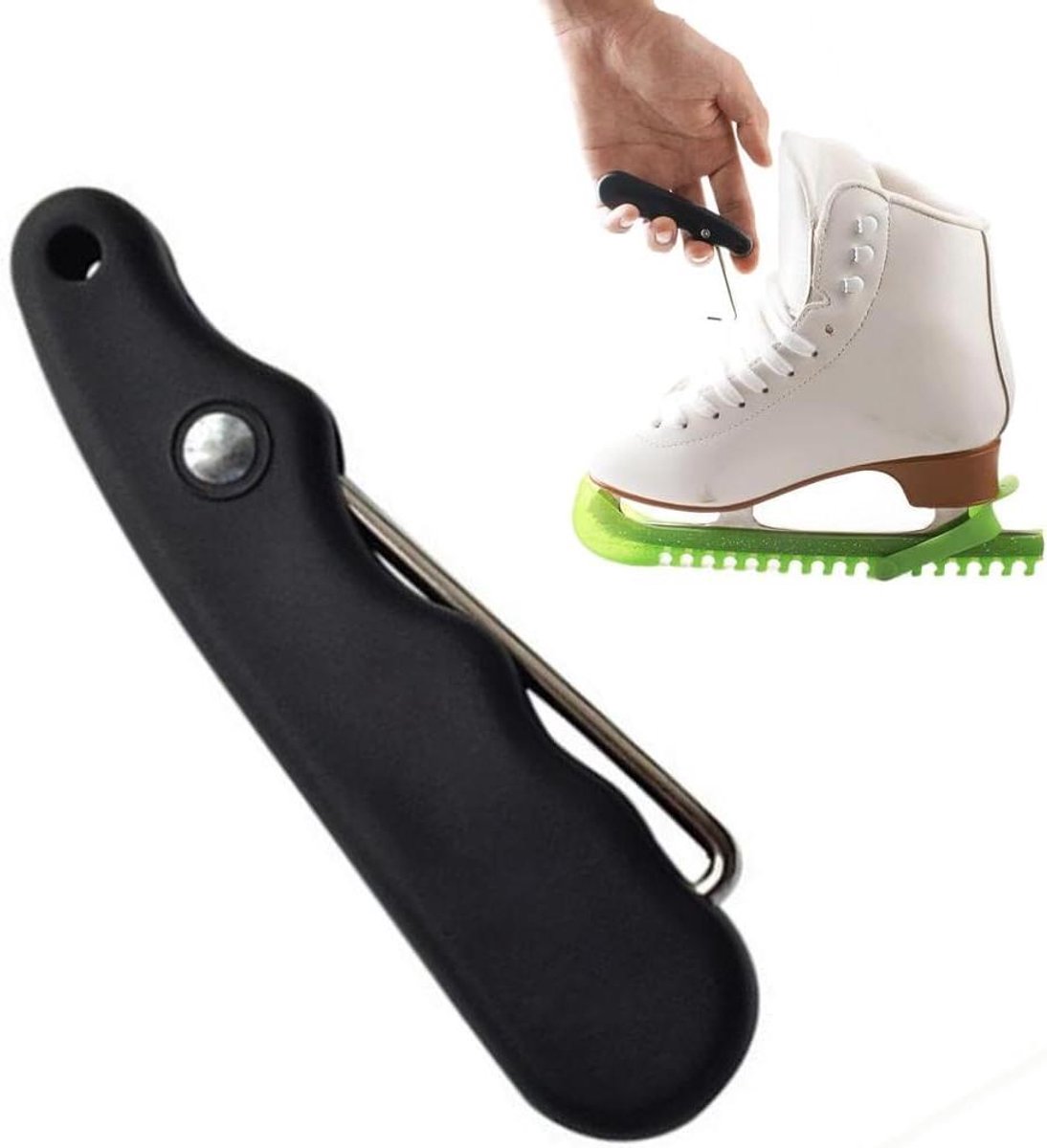 Schoen Lacer - Veterspanner Skates - Skating Voorbereiden - Ergonomische Handgrepen - M - Blauw