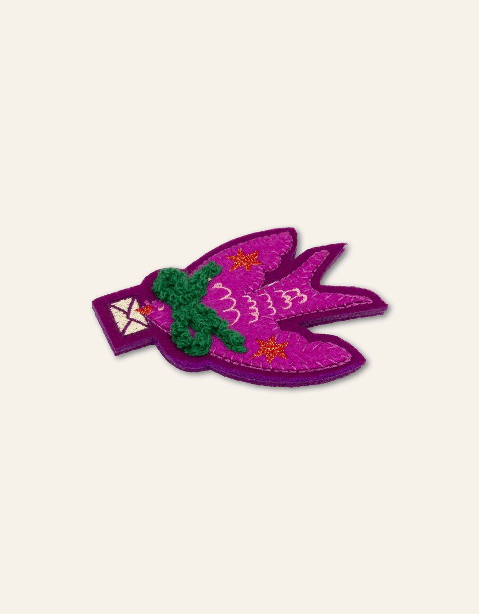Oilily Colombe Broche - Roze - One size