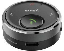 Bluetooth Ontvanger - Auto Adapter - Draadloos Muziek Streamen - Met Ingebouwde Microfoon - AUX Ingang - Zwart