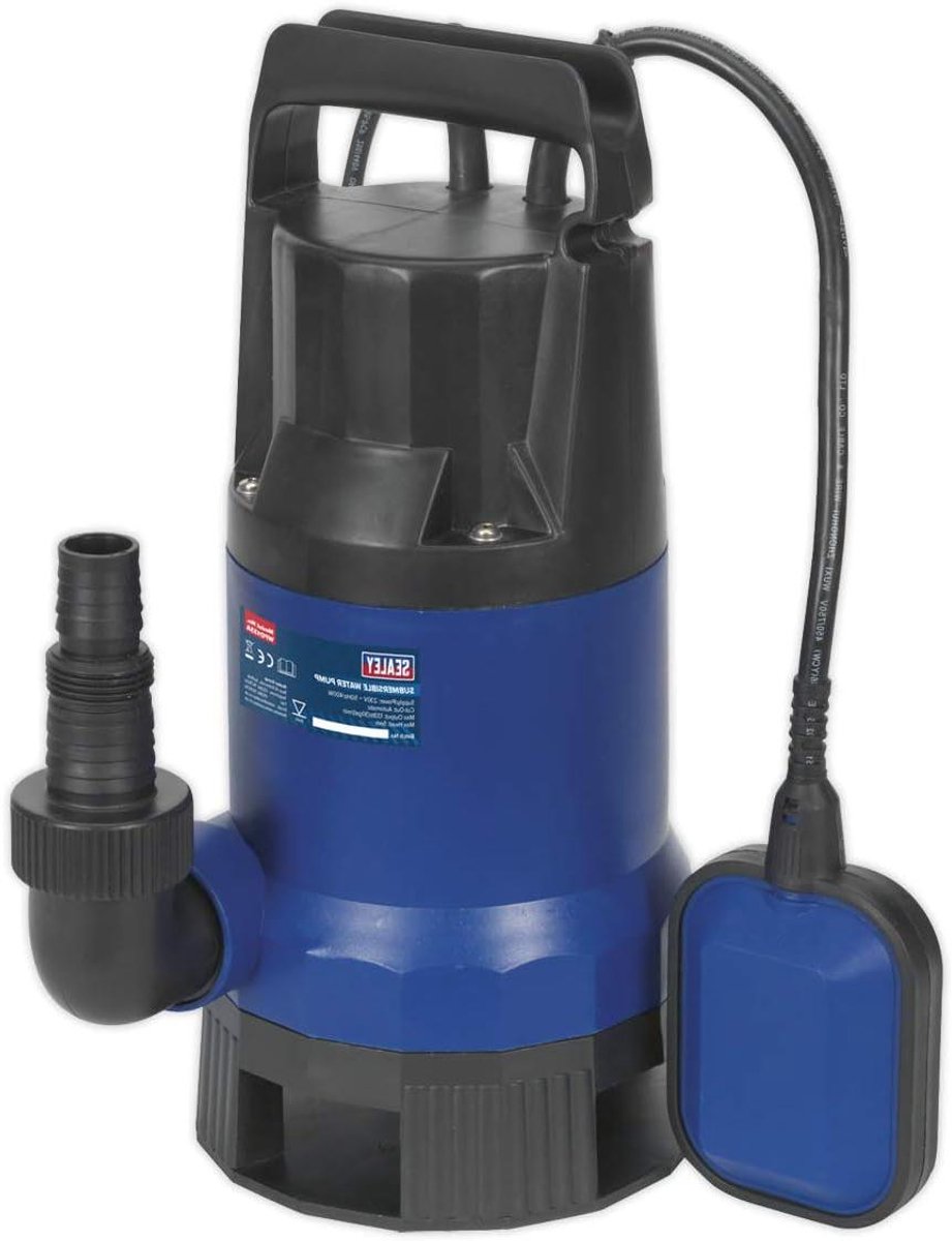 Dompelpomp Vuil Water - Waterpomp Automatisch - Water Overpompen - Corrosiebestendig - 133ltr/min - Zwart