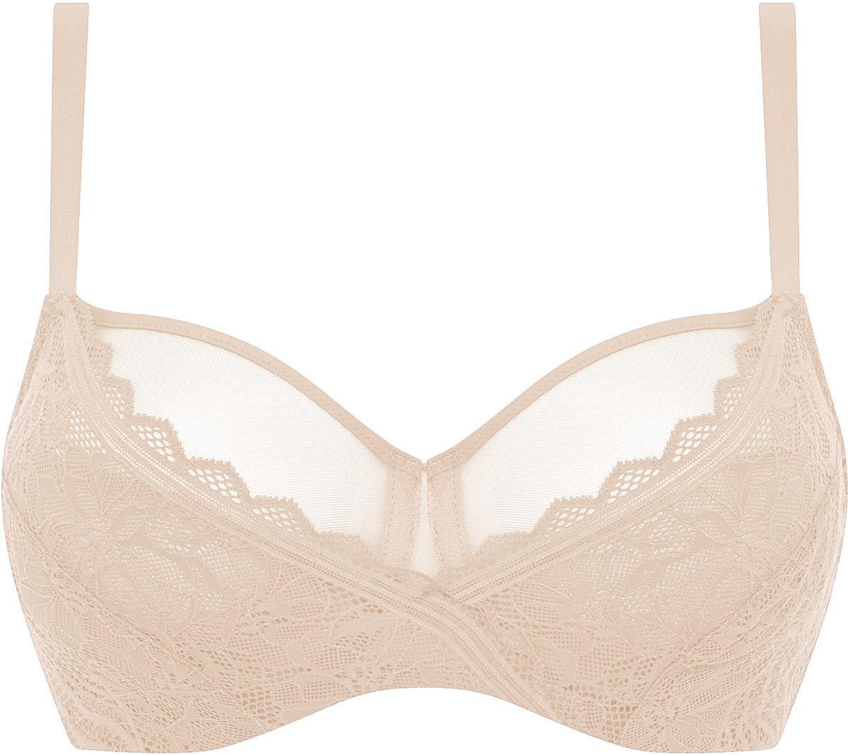 Chantelle - Floral Touch - Bedekkende memory bh - Soft Feel - GOLDEN BEIGE