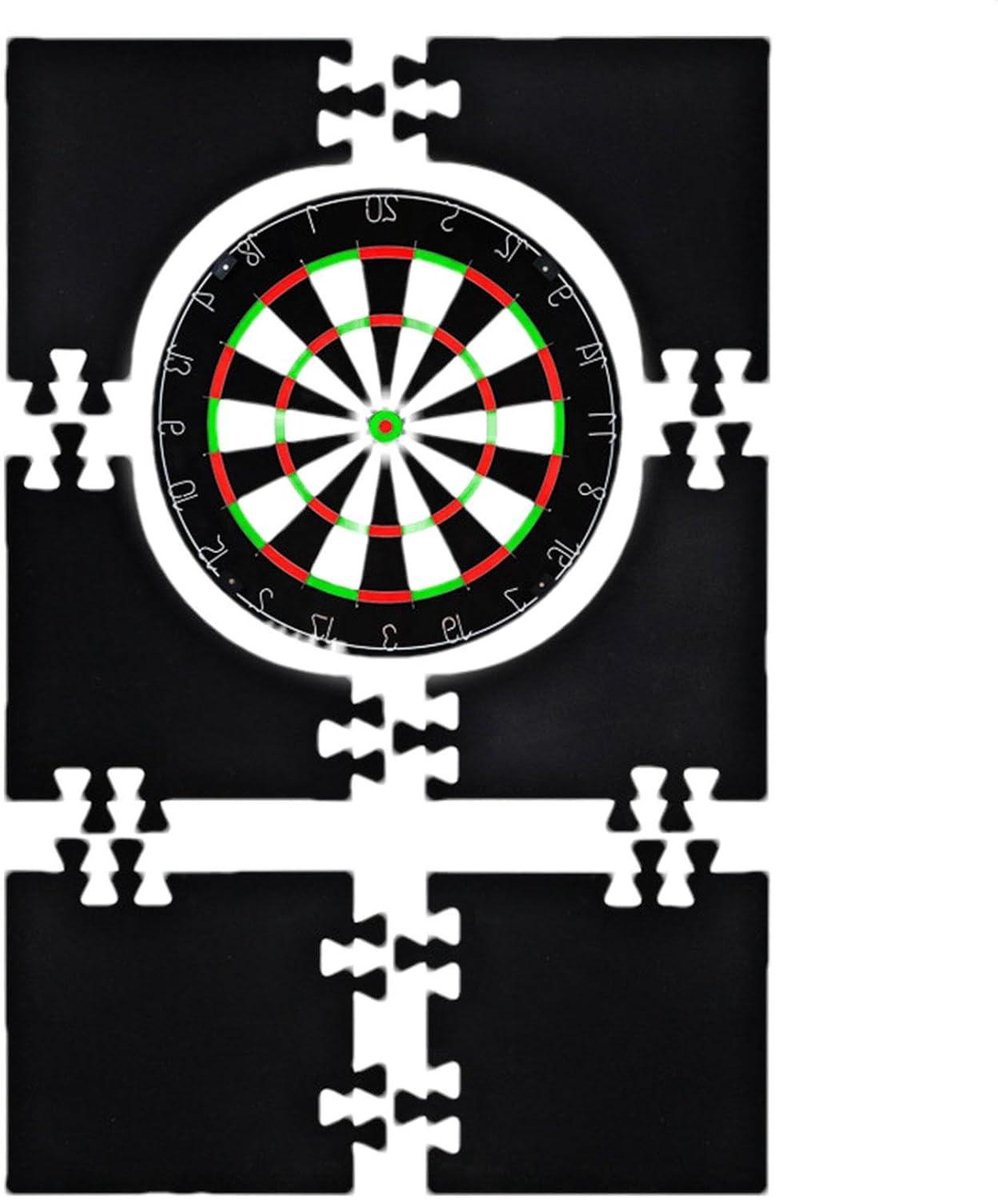 Dartbord Muurbeschermer - Wandbescherming Surround - Muren Beschermen - Dubbele Verdediging - 104x71cm - Zwart