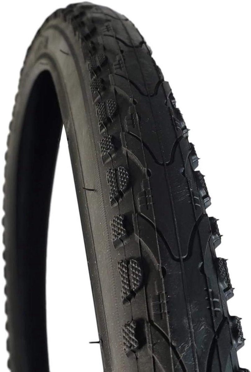 Fietsband Kenda Khan - MTB Draadband - Allround Fietsen - Vlak Loopvlak Grip - 28 x 1.50 - Zwart