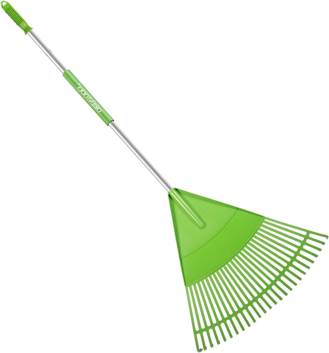 Tuinhark Bladeren - Bladhark Struikenhark - Tuin Opruimen - Verstelbare Lengte - 153 cm - Groen