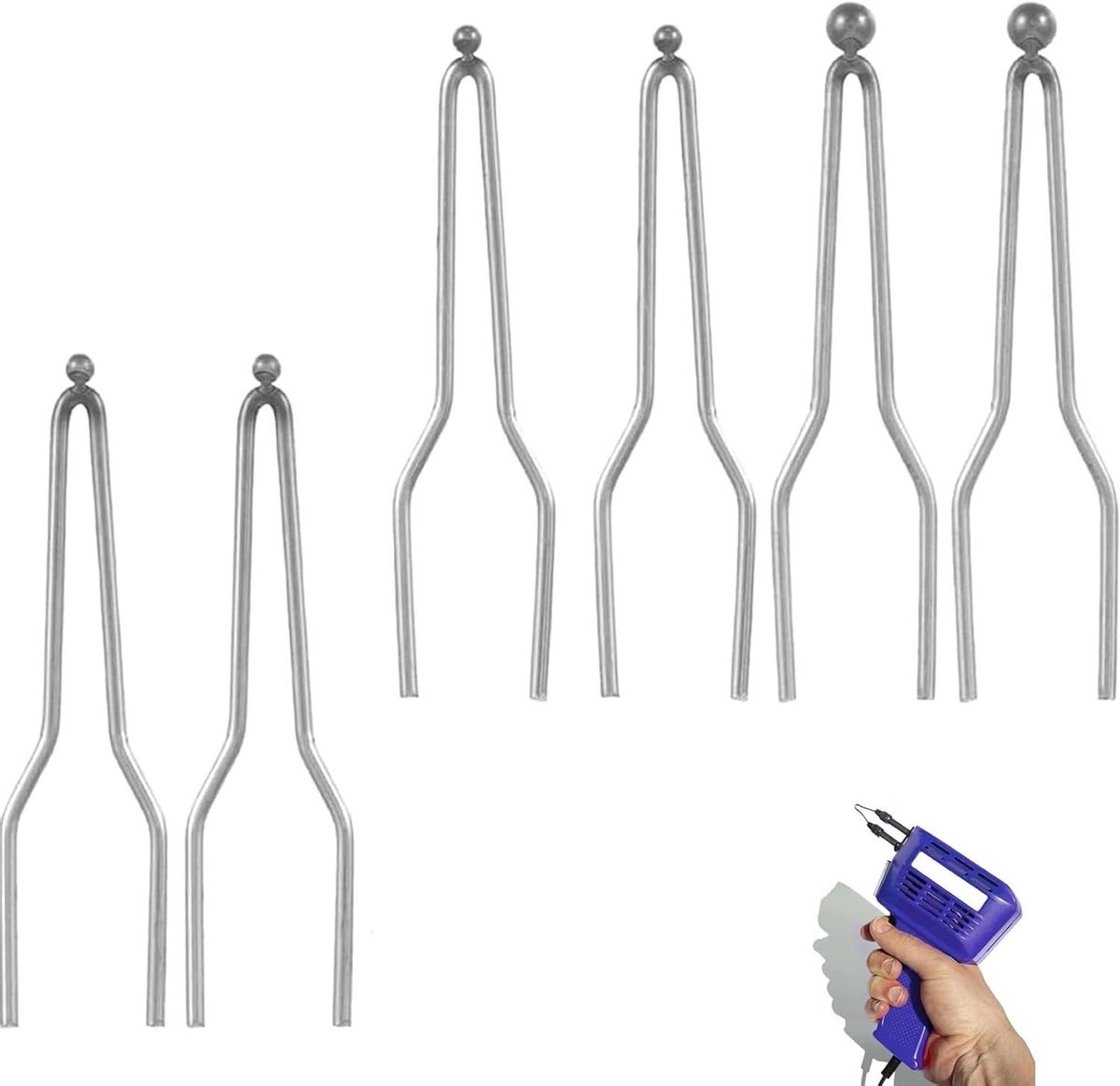 Houtbrandpunten Set - Brandschilder punten - Creatieve projecten - Hittebestendige legering - 6 stuks - Metaal