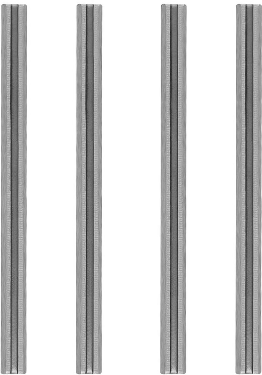 Dailygoods - Omkeerbare Bladen - 4 Stuks 82x5.5mm - Vervangende