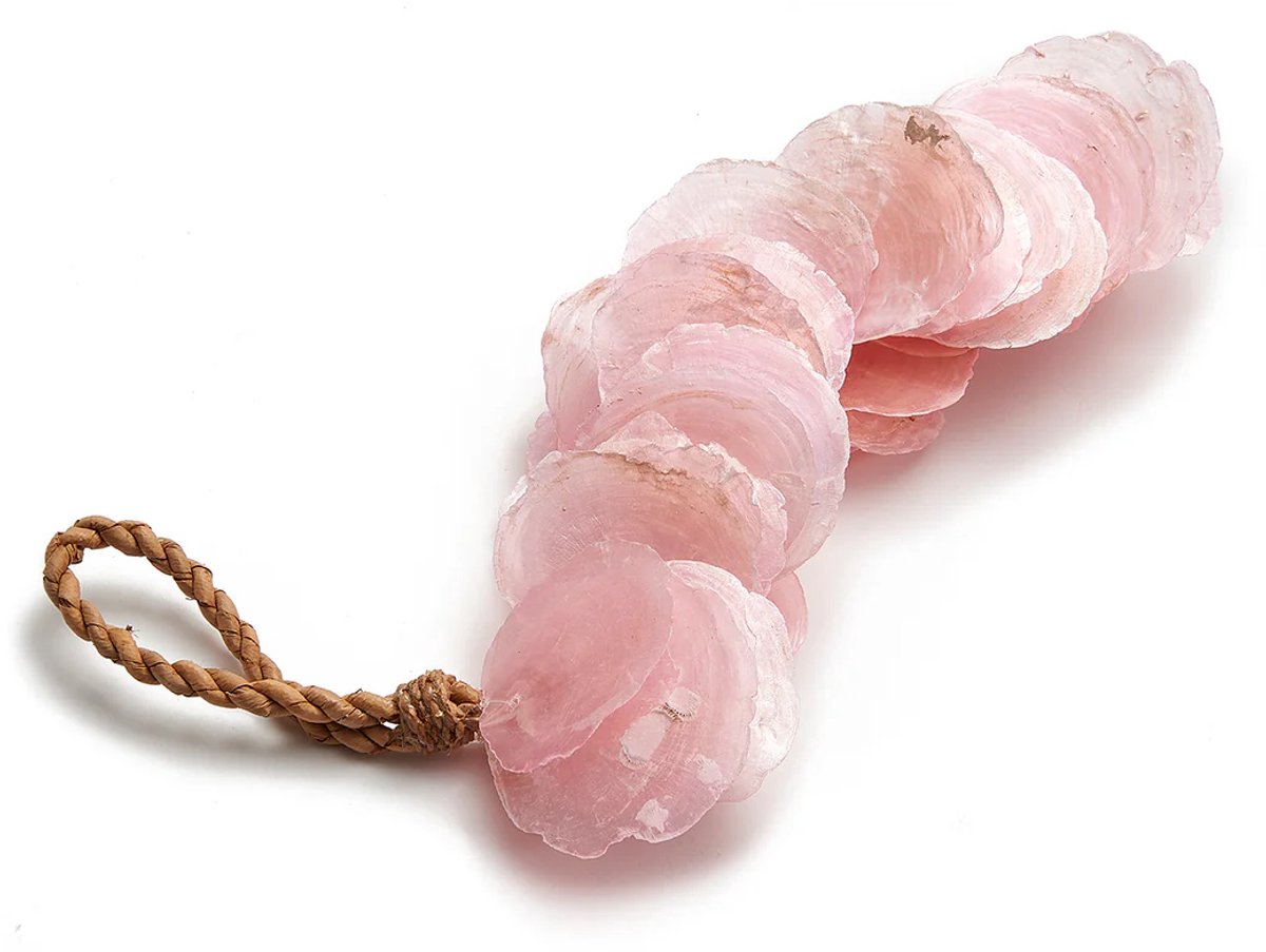 hanger - capiz - 'çonga '- nude pink - 45 cm