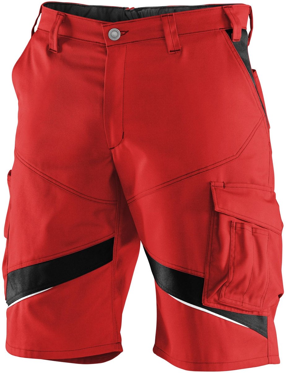 KÜBLER ACTIVIQ 24505365 Korte Werkbroek HEREN Werkshort Middelrood Zwart