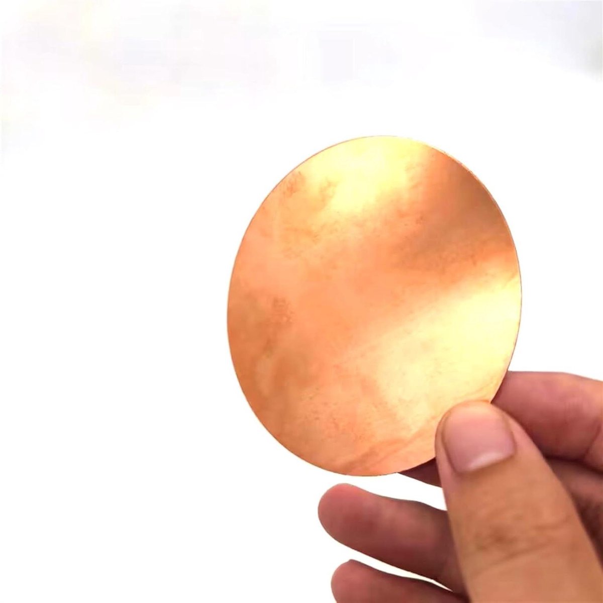 Koperen Platen - Koperen Schijven - Industriële Toepassingen - Hoge Zuiverheid TA2 - 30 x 0.1 mm - Koperkleurig