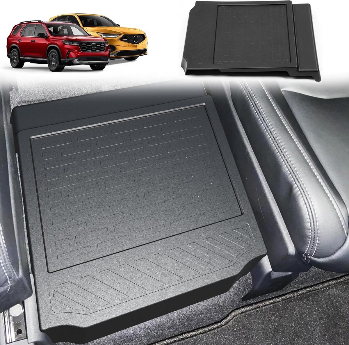 Middenstoel Vloerbedekking - Stoel Cover - Auto Interieur Aanpassen - Aangepast Ontwerp - 1016 x 9652 x 1778 cm - Zwart