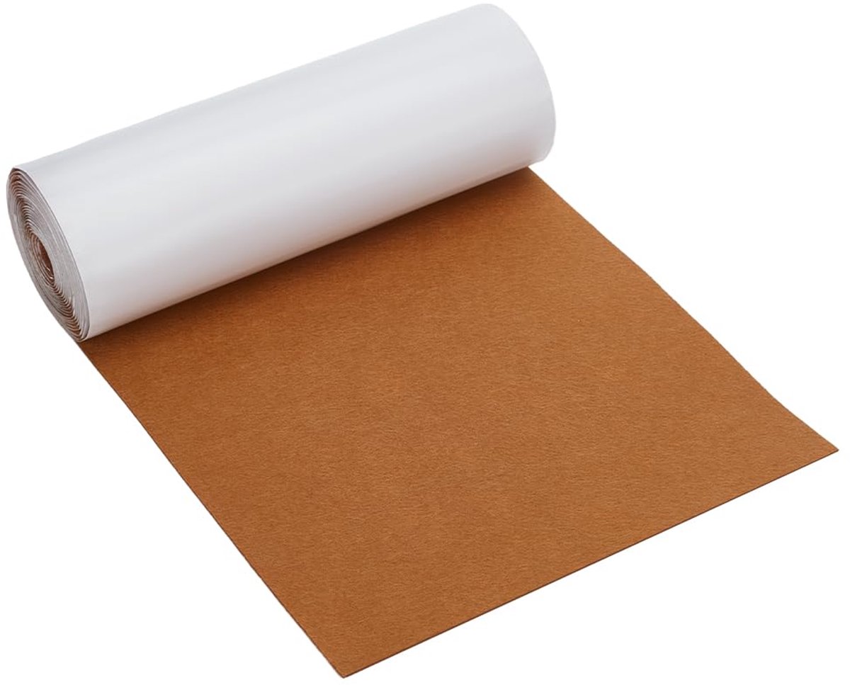 Vilten rol, 4 x 25 cm, vilten stof met kleverige achterkant voor doe-het-zelf projecten, juwelendoos ladevoering, handgemaakt huisdecor maken, 1 mm dik