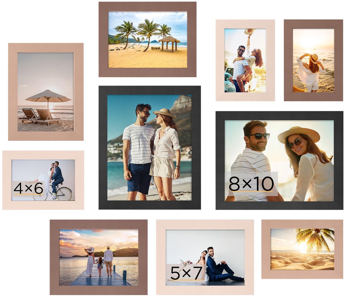 10 STKS Fotolijsten