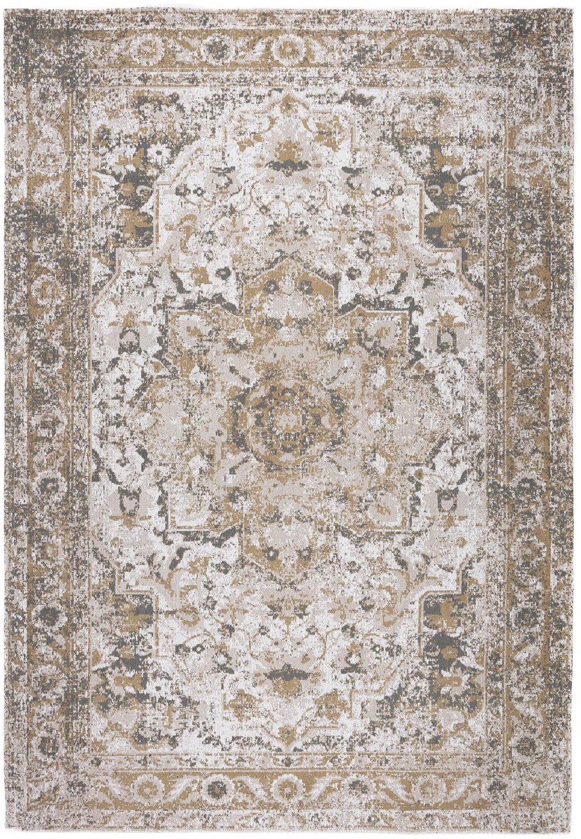 Vloerkleed Dewi Bruin/Geel (160 x 230 cm)