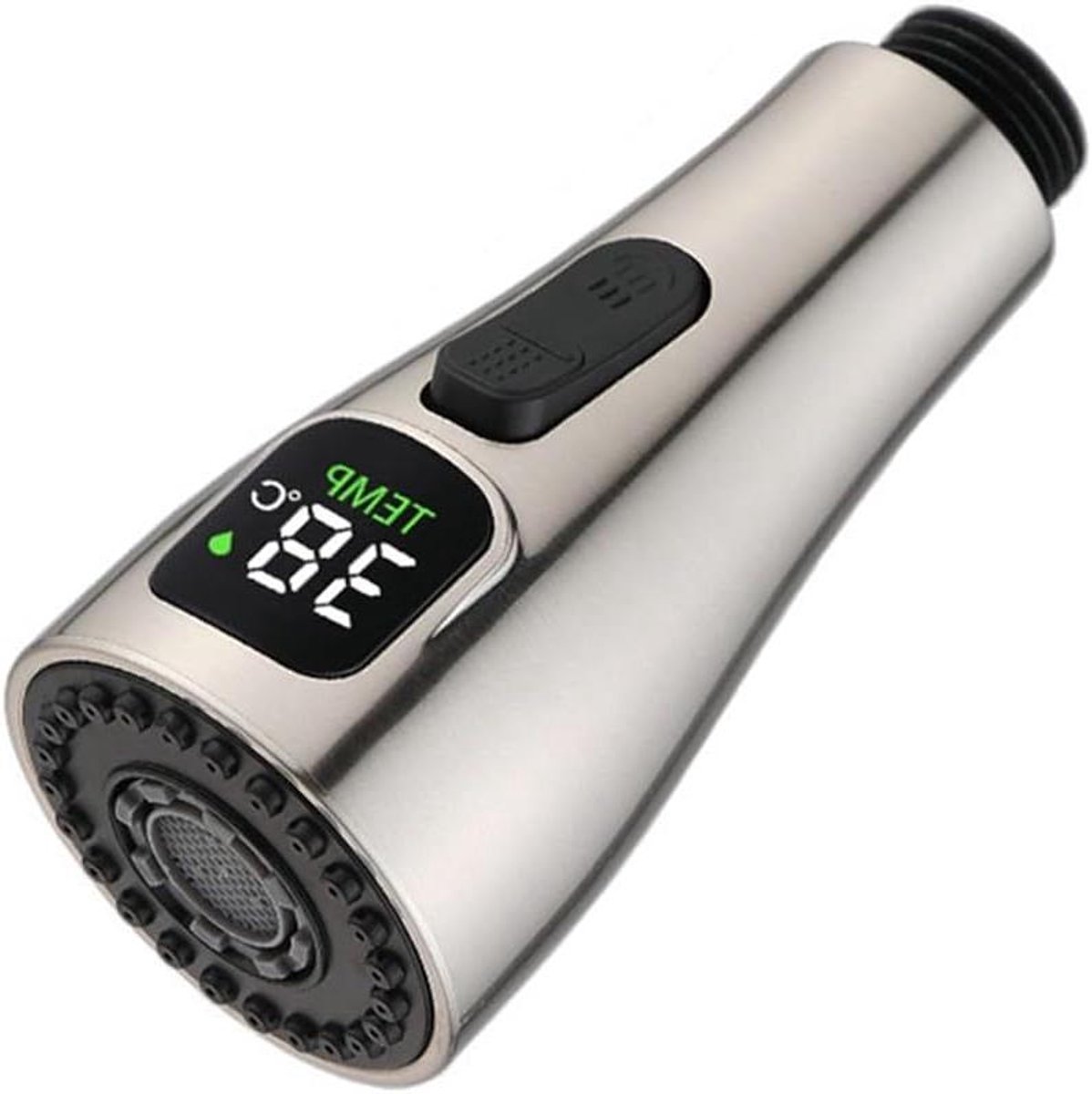 Keuken Kraan Hoofd - Douchekop Kraan - Water Besparen - Geïntegreerde Temperatuurmeter - Universeel 1/2" - Chroom