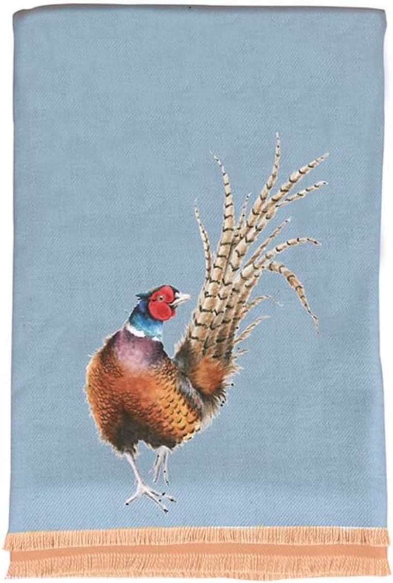 Sjaal - Deken Stola - Warm Blijven - Zacht Materiaal - 70x190 cm - Blauw