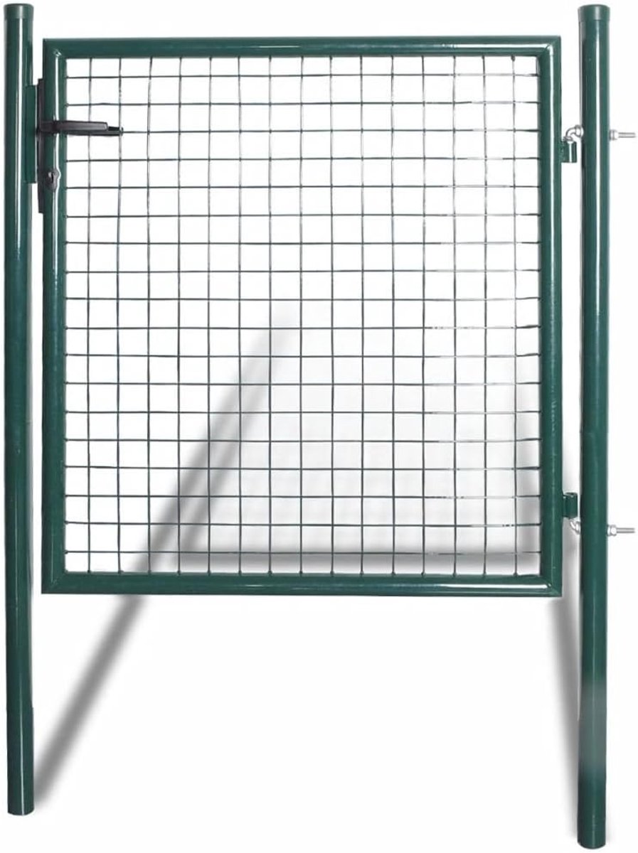 Hekwerk Poort - Tuinpoort Metaal - Privacy Beveiliging - Roestwerende Coating - 102 x 78.5