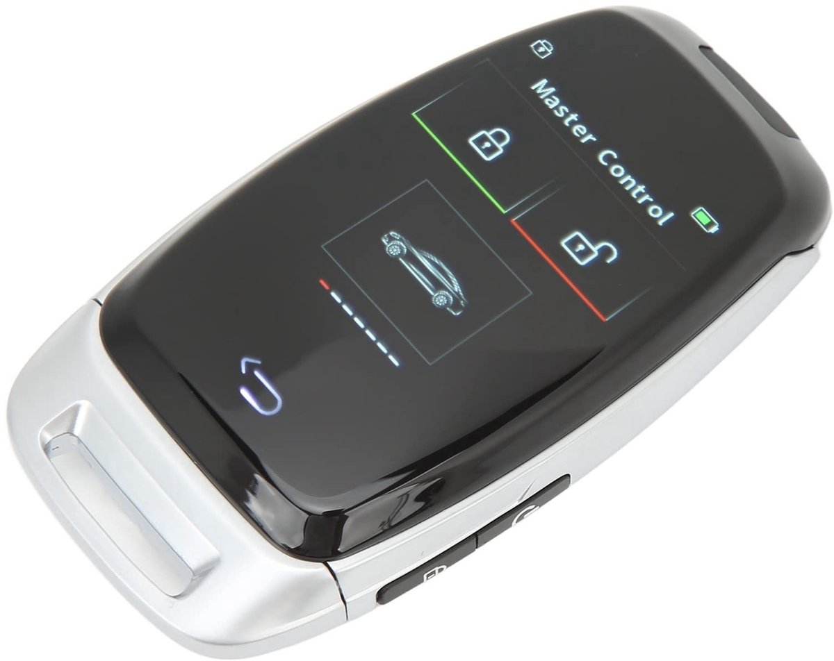 Dailygoods- Autosleutel Slimme LCD - Touchscreen 5.0 - Keyless Entry - Zinklegering - Automatische Raamverhoging - Persoonlijk te Maken - Sleutel