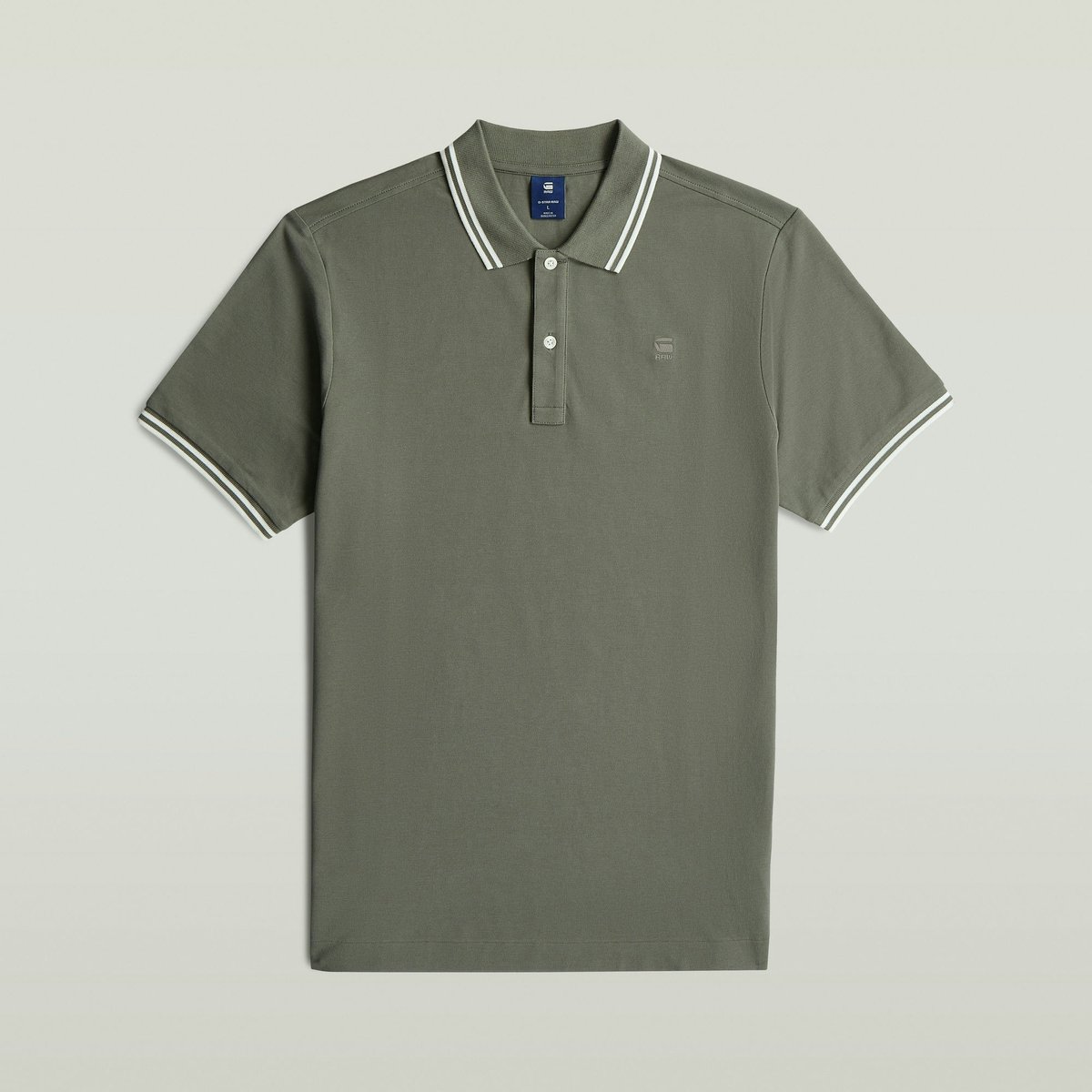 G-STAR Poloshirt Dunda Slim Stripe Polo Groen