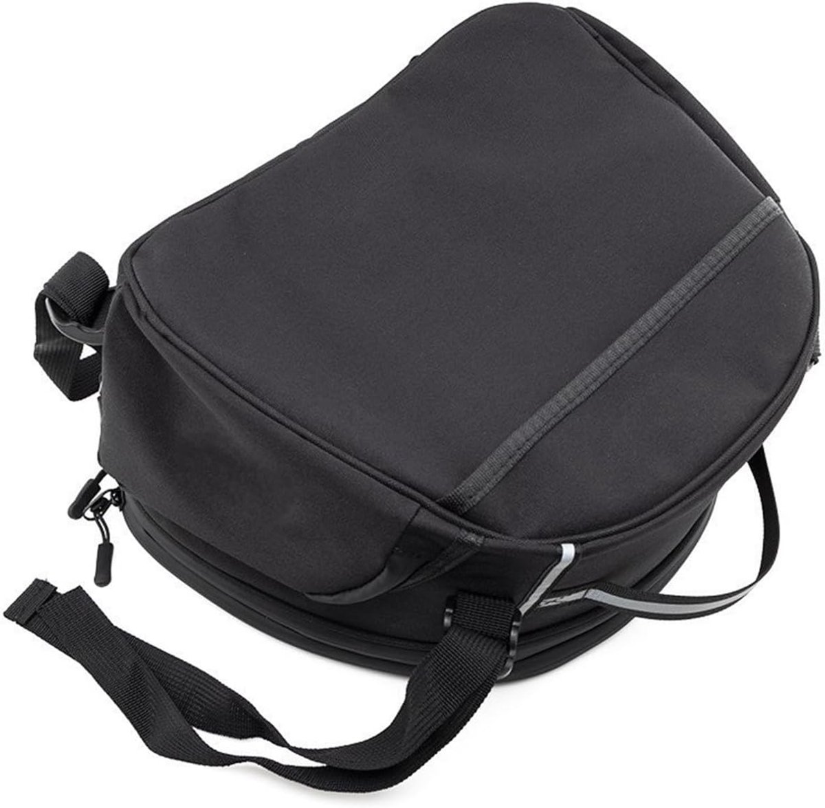 Motorfiets Staarttas - Bagagetas Motor - Reizen Opslag - Waterdicht Materiaal - One Size - Zwart