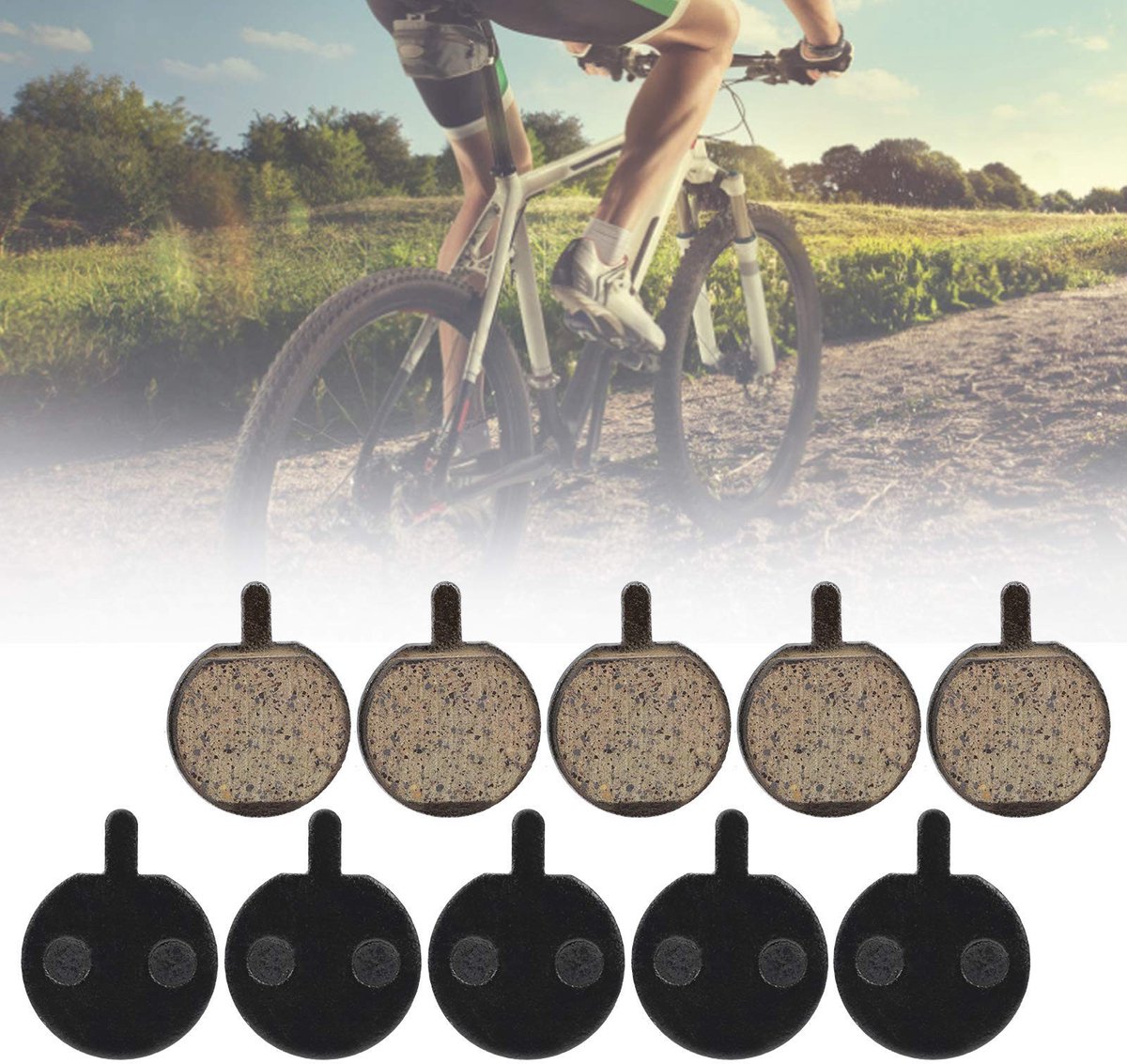 Dailygoods - Mountainbike Schijfremmen - Semi-metalen Remblokken voor Fiets
