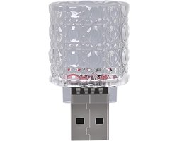 Auto LED Verlichting - Sfeerlamp USB - Interieur Verfraaien - Aanraakbediening Kleuren - 2.5 cm Hoog - Multicolor