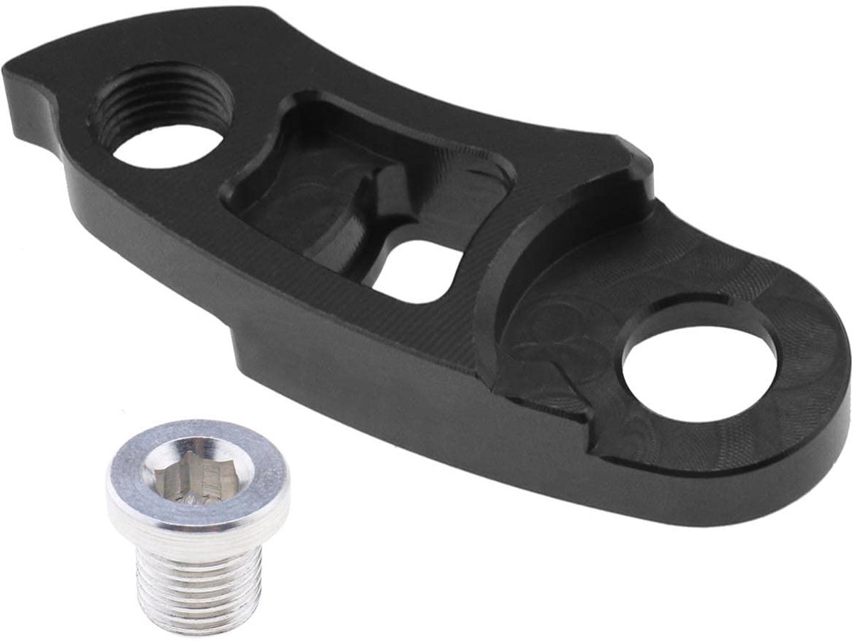 Dailygoods - Achterderailleur Hanger Extender - Fietsaccessoire - Aluminium - Zwart - Vliegwiel Adapter - Geschikt voor Mountainbike en Racefiets
