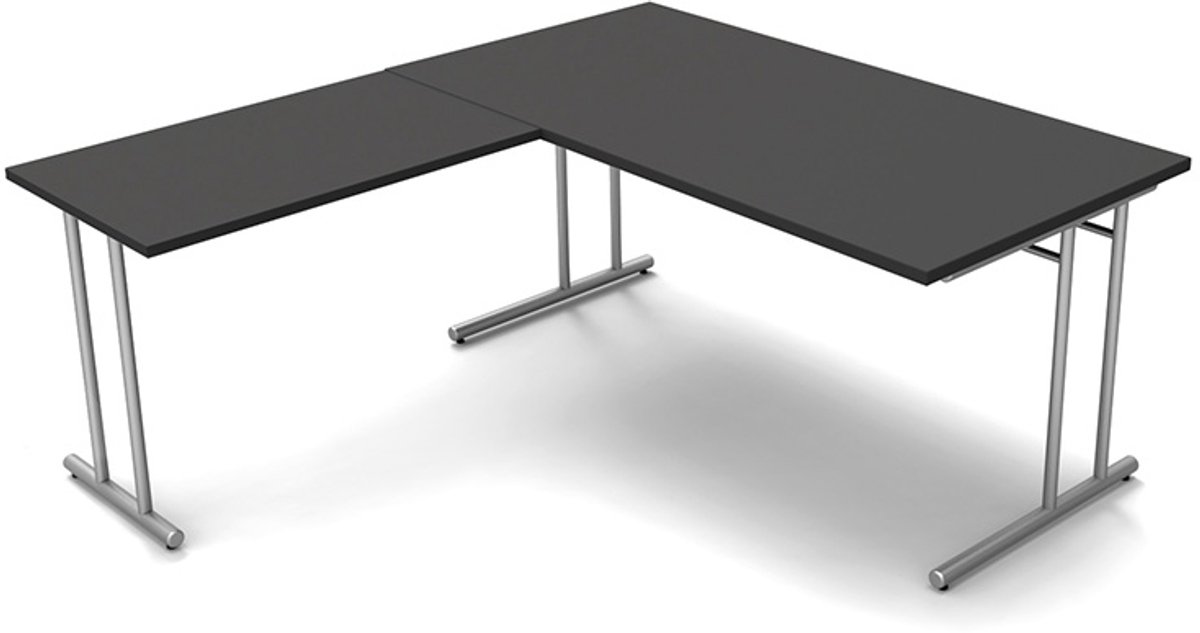 Kerkmann Hoekbureau Profi antraciet 160cm
