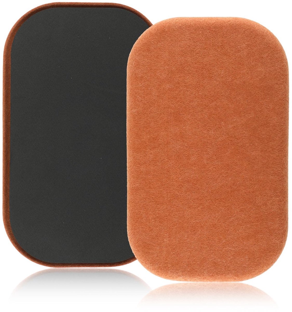 Dailygoods- Workout Sliders 2 Stuks - Oefen Core Sliders - Schuifschijven voor Krachttraining - Duurzaam Vilt/Rubber - 24x14,5x1,8 cm - Beschermt Vloeroppervlak