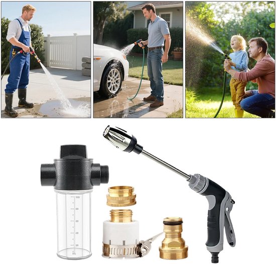 Elektrische Power Washer - Hogedrukspuit - Buitenkant Reinigen - Instelbare Kracht - 41x14x4.5 cm - A — afbeelding 5