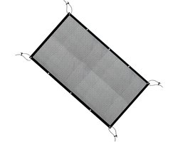 Honden Hek Auto - Veiligheidsscherm Huisdier - Veilig Reizen - Verstelbaar Telescoopframe - 116 x 76 cm - Zwart