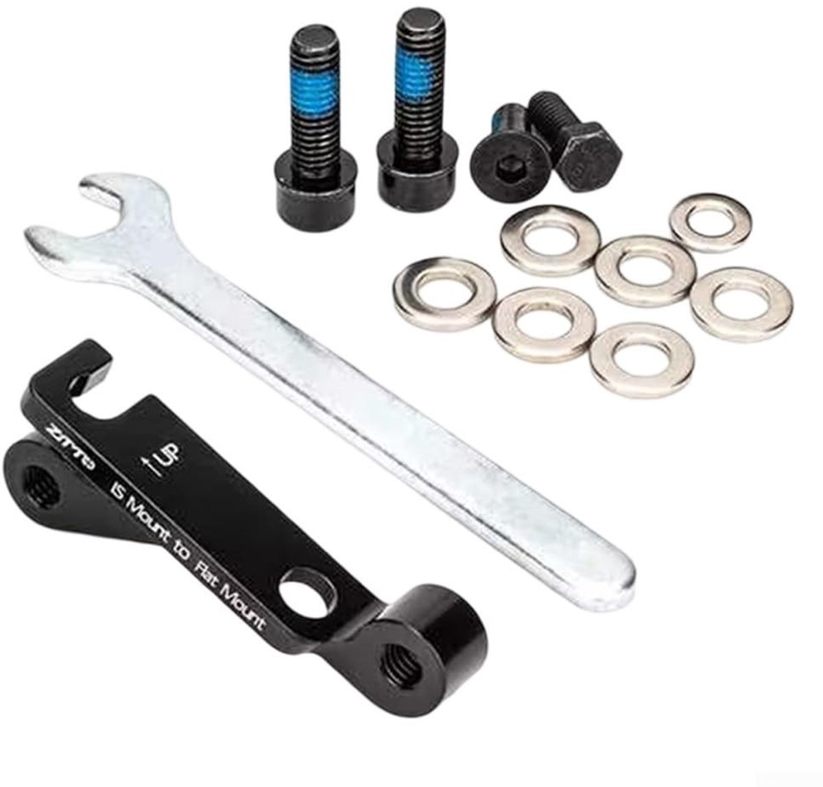 Dailygoods - Fiets Remsysteem Adapter van IS naar Flat Mount
