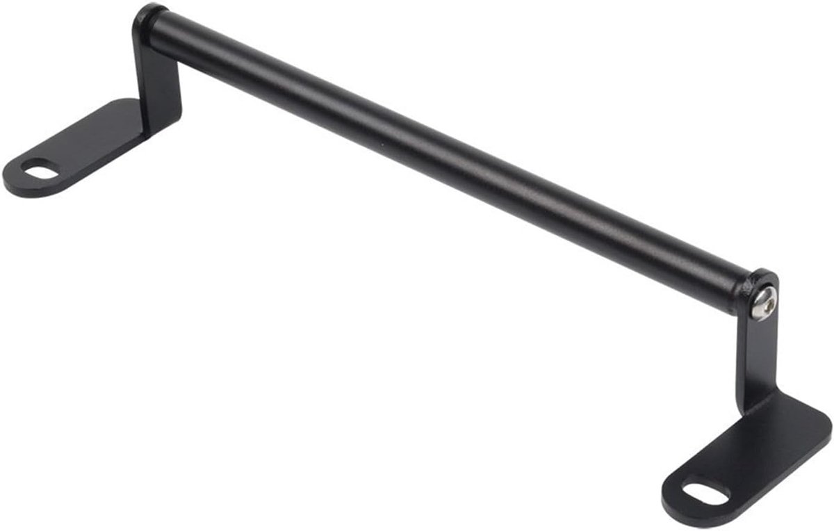 Motorfiets Navigatie Beugel - GPS Houder - Routes Navigeren - CNC Precisie Bewerking - 22MM en 12MM - Zwart