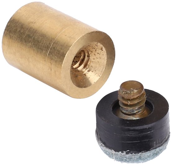 Dailygoods- Schroefpunten 10 Stuks - PU-leer - 10 mm/11 mm - Reservepunten - Schroefdraadontwerp - Duurzaam - Keutips van Dailygoods — afbeelding 5
