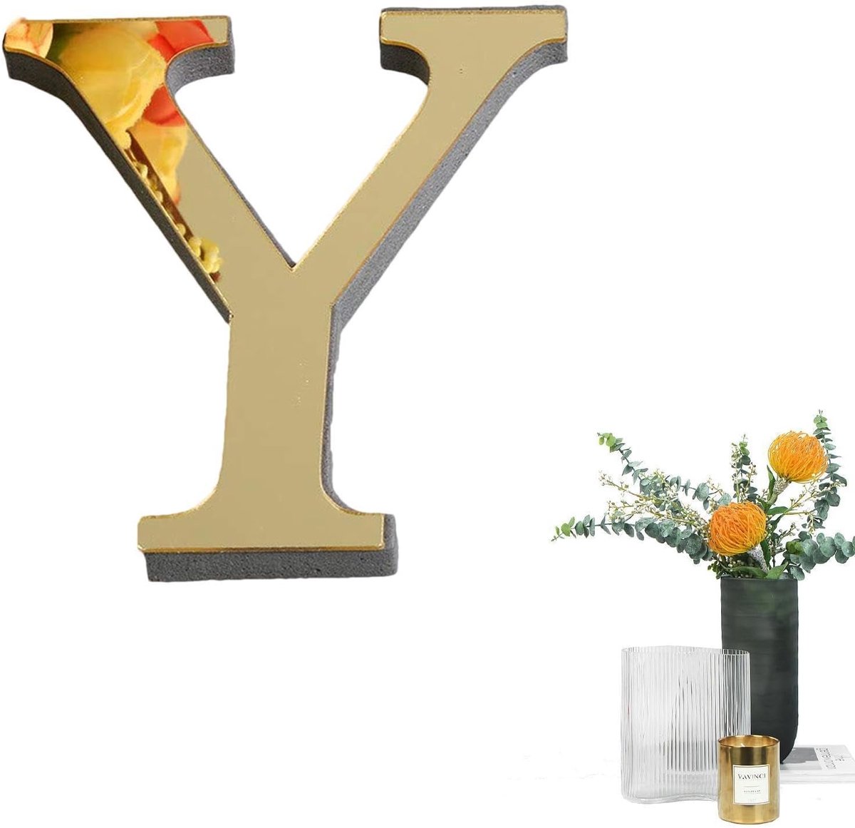 Acryl spiegel letters - Muur decoratie - Huis personaliseren - Doe-het-zelf ontwerp - 26 s
