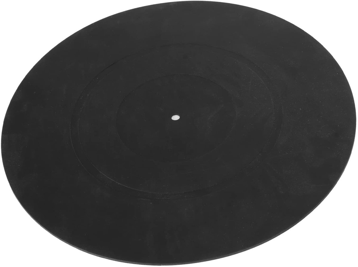 Dailygoods- Slipmat Professioneel - Antislip - Trillingsreducerend - Rubber - 30 cm - Verbetert Geluidskwaliteit - Platenmat