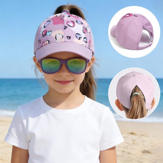 Dailygoods- Honkbalpet Set met Zonnebril - Verstelbare Kinderhoed - Ademend - Lichtgewicht - UV-bescherming - Sportief Design - Kindermuts van Dailygoods — afbeelding 5