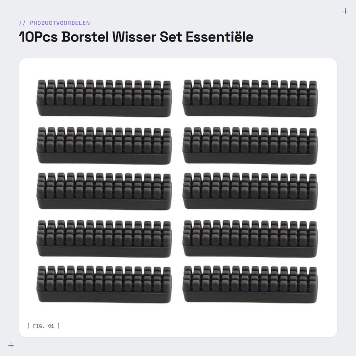 Dailygoods- Borstel Set 10 Stuks - Onderhoudsaccessoires 3D Printer - Mondstukborstels - Ruitenwissers - Gebruiksvriendelijk Ontwerp - Optimale Prestaties - Onderhoudsset