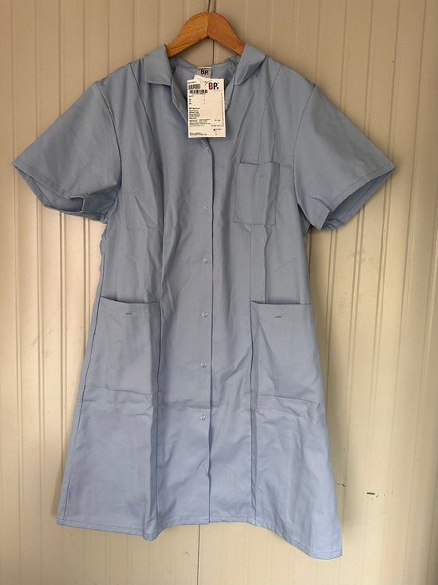 BP 1512 dames zorgjas damesjas | Lichtblauw | korte mouw | Maat XXL