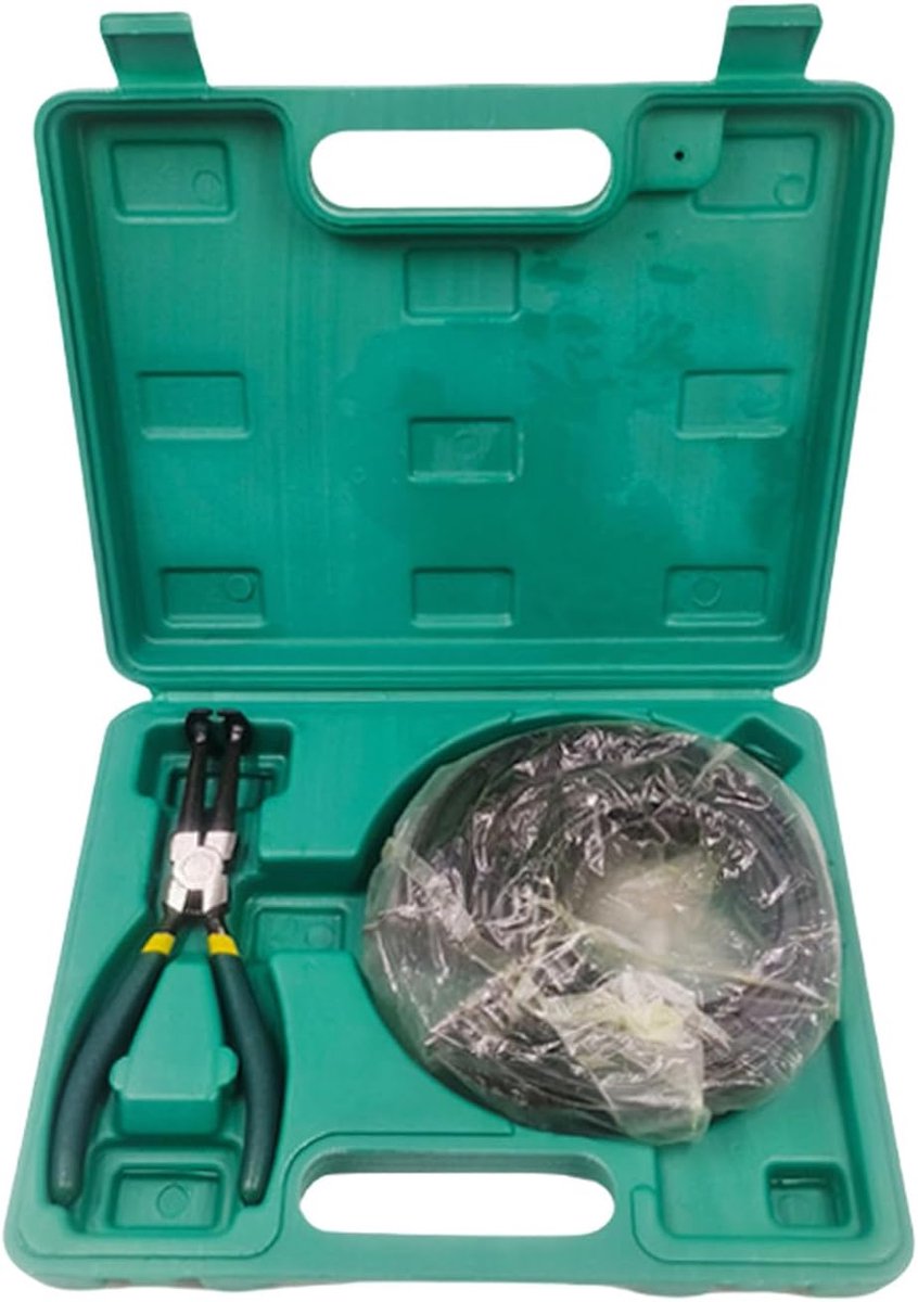 Zuigerveren Tang - Cilinder Gereedschap - Auto Reparatie - 14 Verstelbare Spoelen - Complete Set - Zilverkleurig