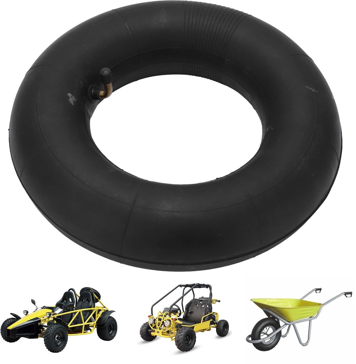 Dailygoods- Binnenband Robuust - Gebogen Ventiel - Grasmaaierbanden - Outdoorproducten - Veiligheidsprestaties - Langere Levensduur - Buitenband