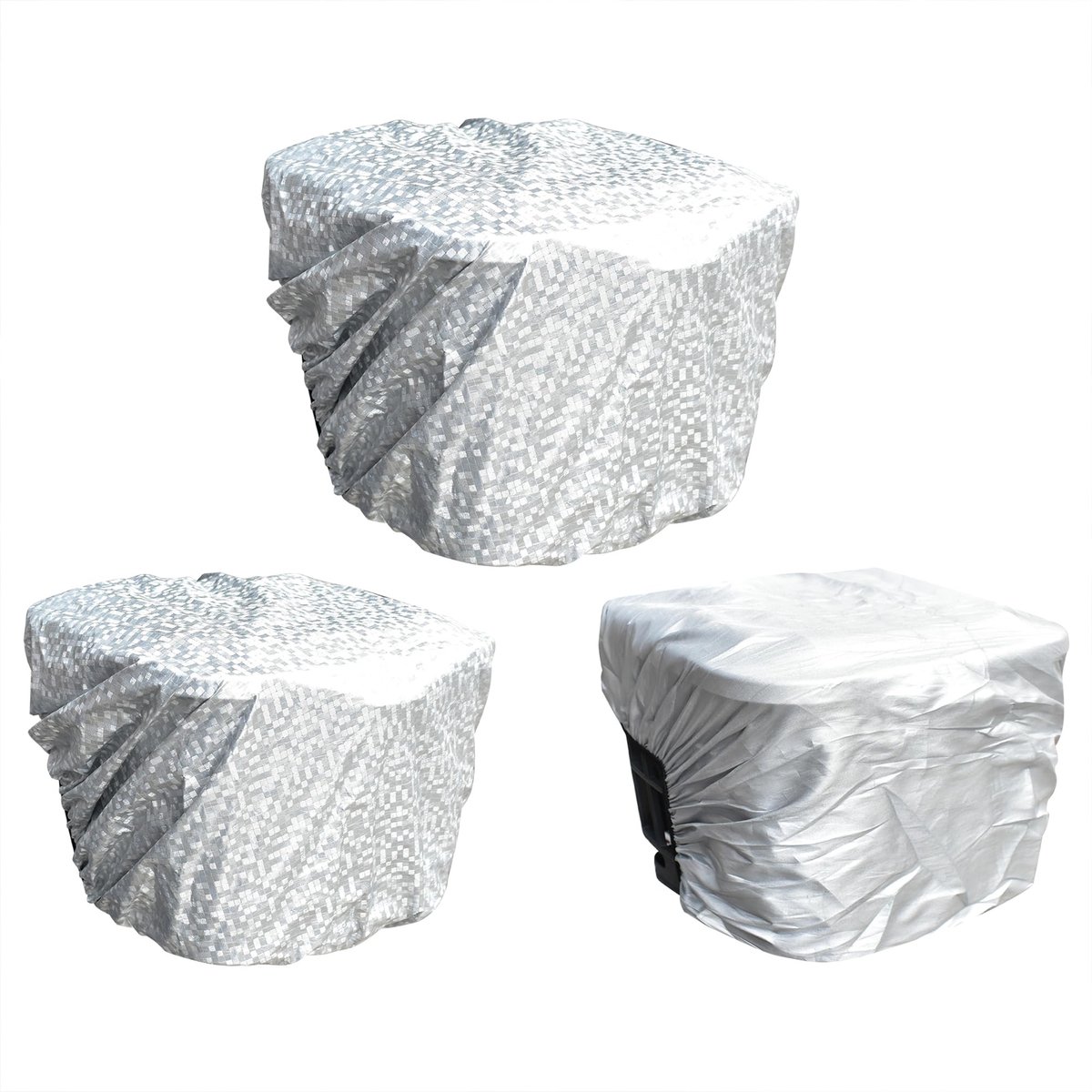 Dailygoods- Regenbescherming Waterdicht - Fietsmand Hoes - Fietsmand Afdekking - Stuurmontage - 3 Paar - 7 kg Draagvermogen - Fietsmandhoes